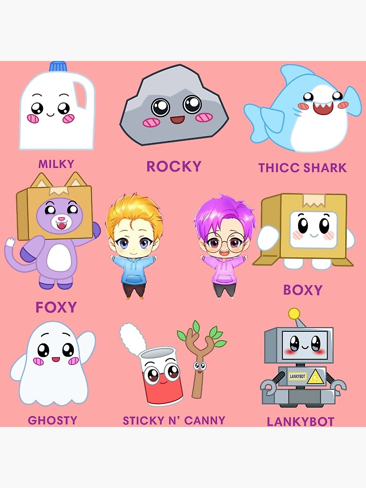 Lankybox Posters cute lankybox lankybox Poster RB1912 Lankybox Merch