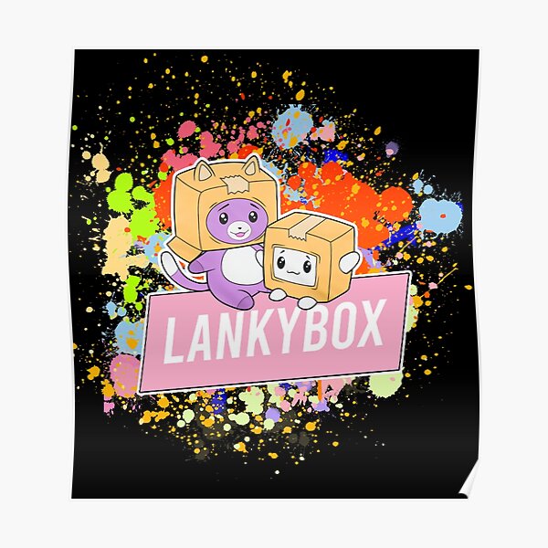 beast gaming mr foxy and boxy lankybox Poster RB1912 product Offical lankybox Merch
