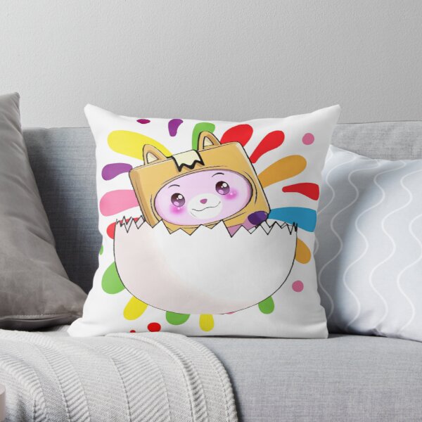 Lankybox childrens Throw Pillow RB1912 product Offical lankybox Merch