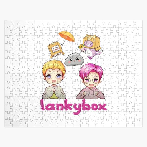 beast gaming mr foxy and boxy lankybox Jigsaw Puzzle RB1912 product Offical lankybox Merch